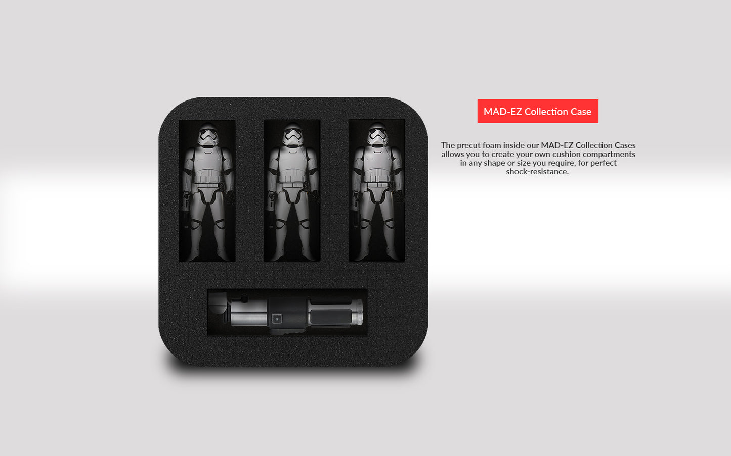 MAD-EZ Model Art Display Collectible Case (Black)