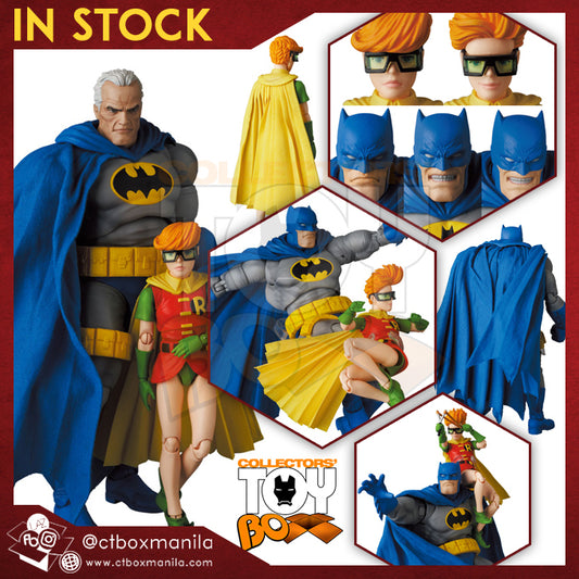 Mafex DC The Dark Knight Returns Batman Blue Version and Robin 2 Pack