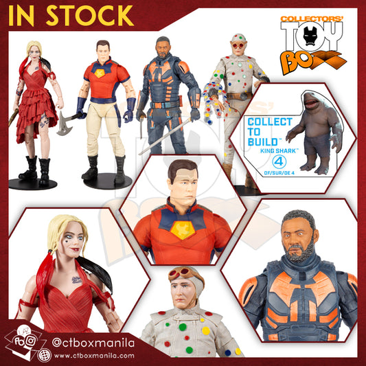 [BUNDLE] McFarlane Toys DC The Suicide Squad (Collect to Build: King Shark) [5 Figures]