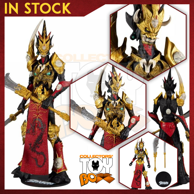 Action Figure Spawn Mandarin - McFarlane Toys Gold Label Series - 7 Pollici Con Armi E Base