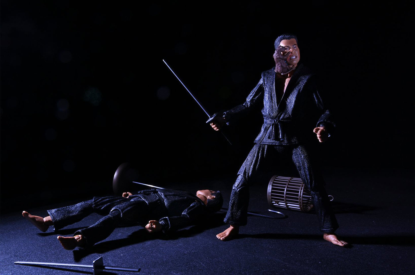 Neca Ultimate Teenage Mutant Ninja Turtles Movie 1990 - Shadow Warriors Oroku Saki And Hamato Yoshi 2 Pack