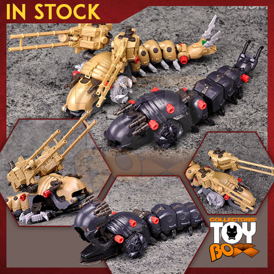 Kotobukiya HMM Zoids Molga AA and Molga Carrier