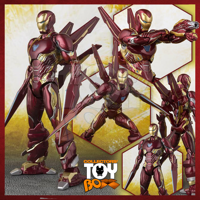 SH Figuarts Marvel Avengers Infinity War Iron Man Mark 50 with Nano Weapon Set
