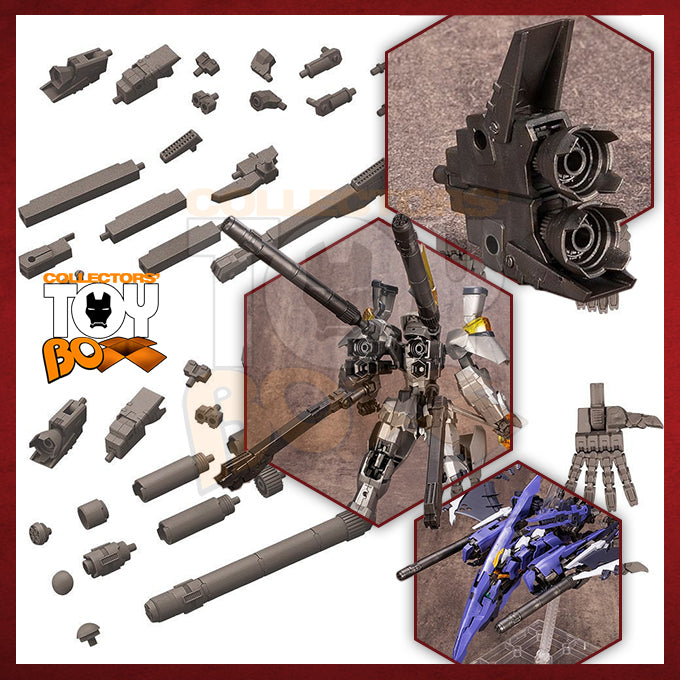 Kotobukiya MSG Mecha Supply Assortment 02 Propellant Tank Set Gunmetal Version [Model Kit]