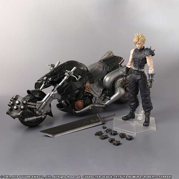 Square Enix Play Arts Kai Final Fantasy VII Remake Cloud Strife with Daytona