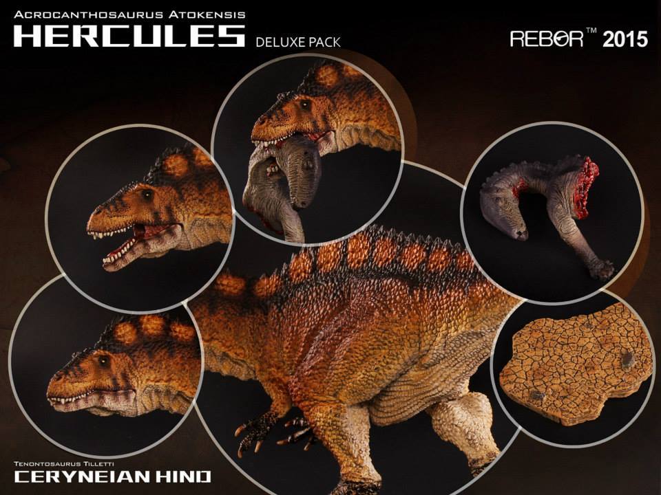 Rebor 1/35 Acrocanthosaurus Atokensis Hercules Deluxe Pack