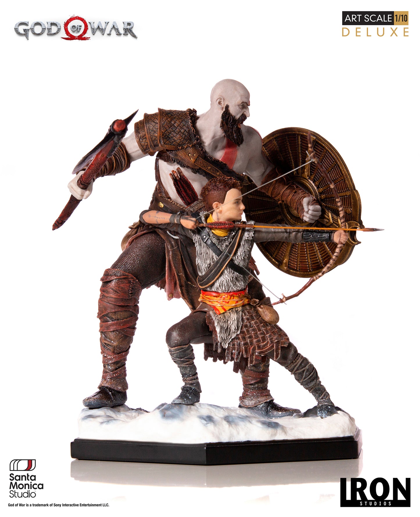 Iron Studios Art Scale 1/10 God of War Kratos and Altreus Deluxe Art