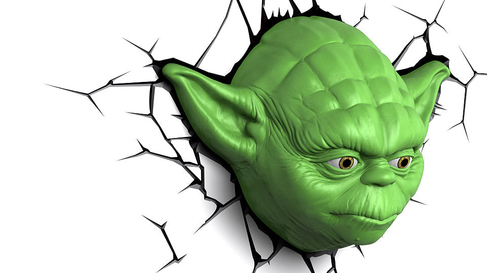 3D LightFX Decolights Star Wars Yoda Head