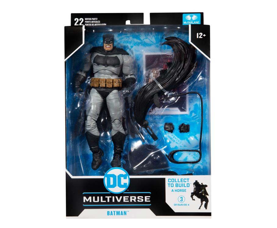 [BUNDLE] McFarlane Toys DC Batman: The Dark Knight Returns Wave 1 (Collect to Build: Batman's Horse) [with Platinum Robin]