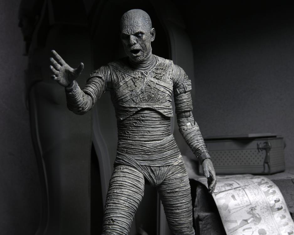 Neca Ultimate Mummy Black and White