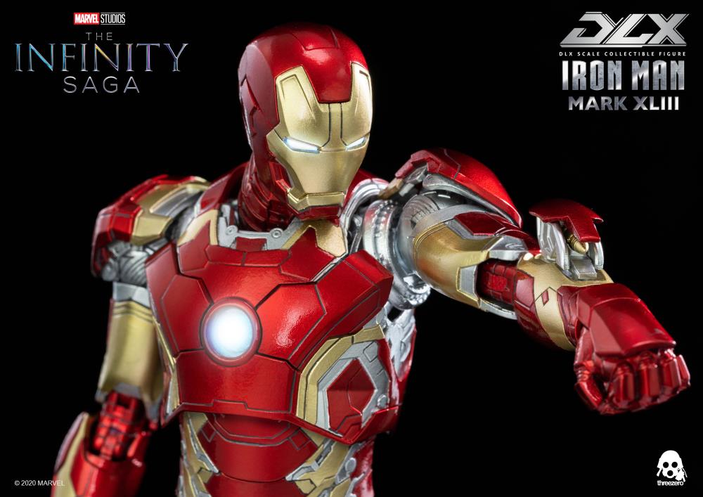 Threezero DLX Marvel Avengers Age of Ultron Iron Man Mark 43