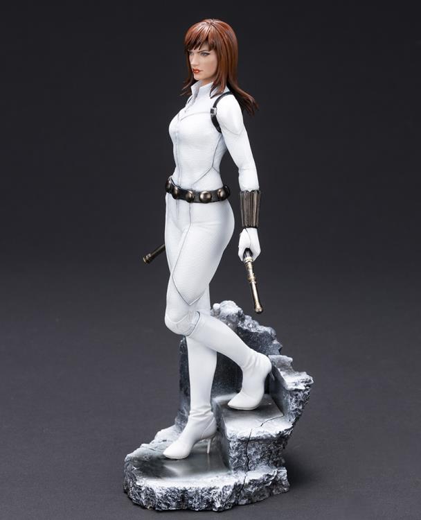 Kotobukiya Artfx Premier Marvel Black Widow White Costume Limited Edition
