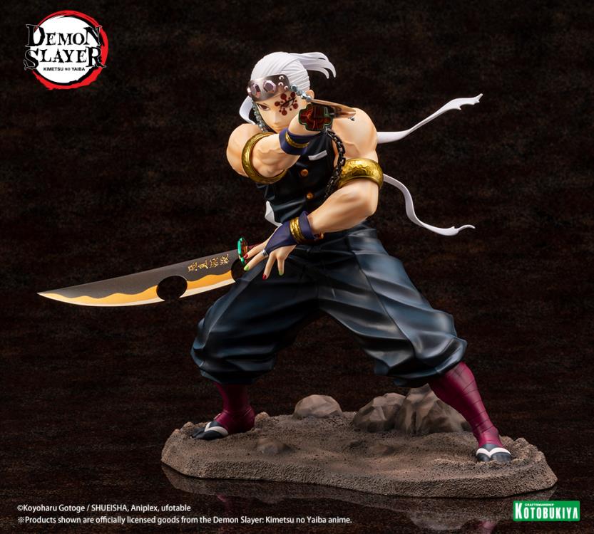 Kotobukiya Artfx-J Demon Slayer Tengen Uzui with Bonus Part