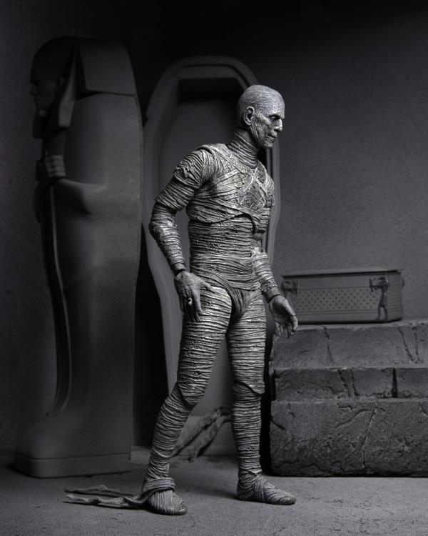 Neca Ultimate Mummy Black and White