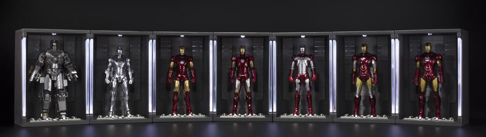 SH Figuarts Marvel Iron Man Mark 6 with Hall of Armor