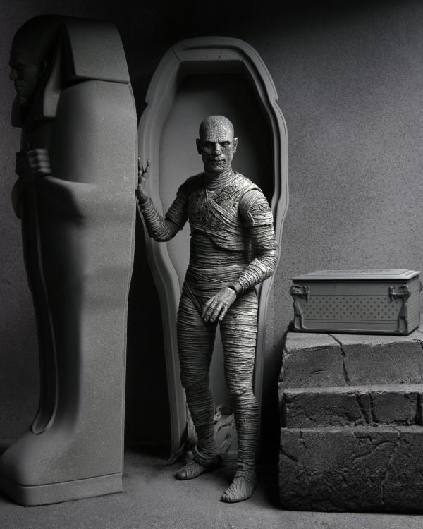 Neca Ultimate Mummy Black and White