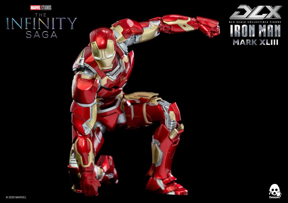 Threezero DLX Marvel Avengers Age of Ultron Iron Man Mark 43