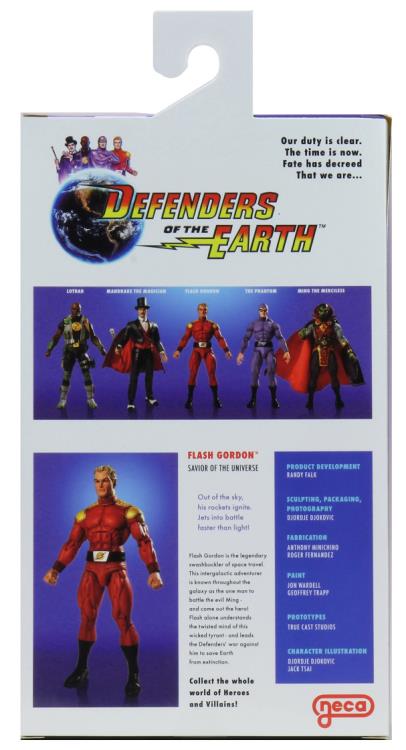 [BUNDLE] Neca Ultimate Defenders of the Earth Set [Box may have minor dents]