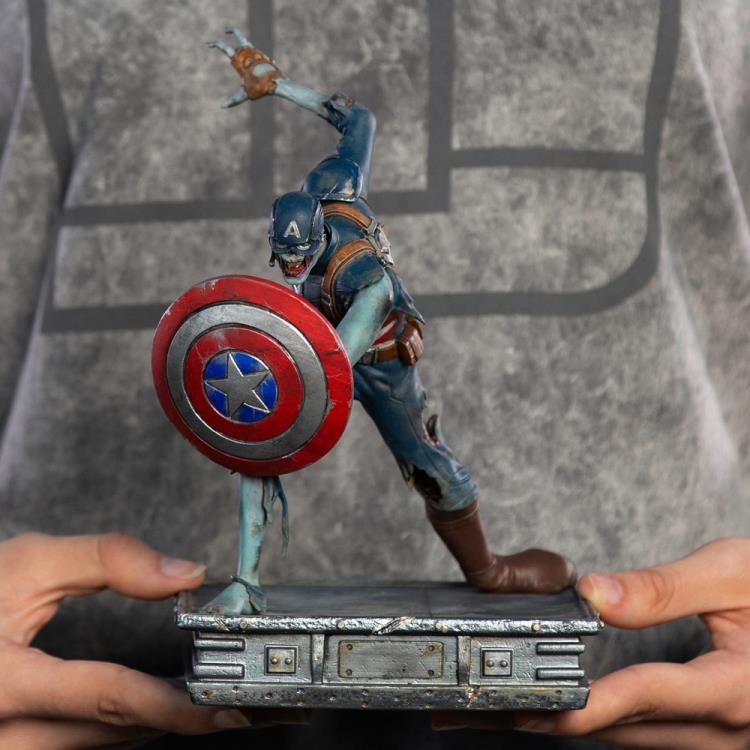 Iron Studios Art Scale 1/10 Marvel What If Zombie Captain America