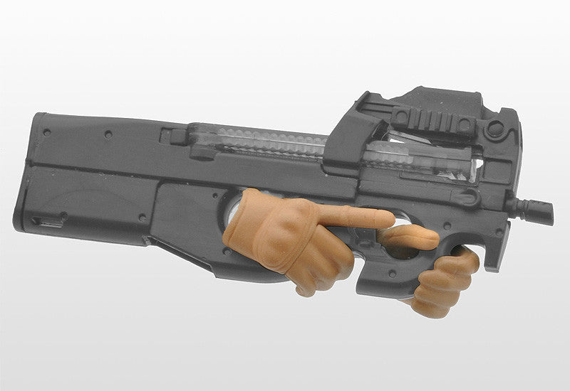Tomytec Little Armory LAOP06 Figma Tactical Gloves 2 Handgun Set (Tan)