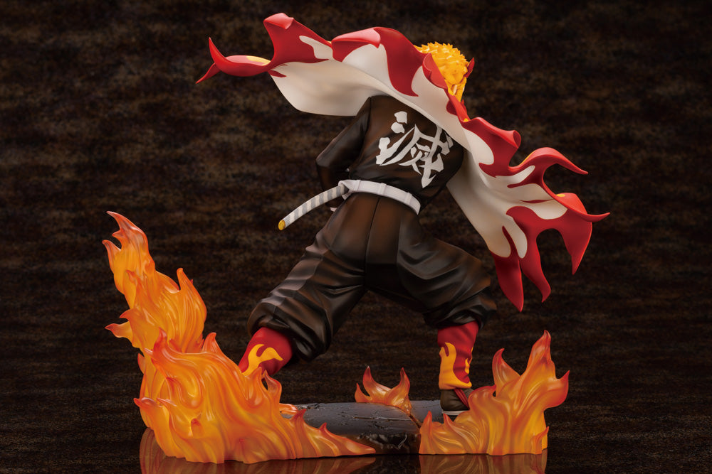 Kotobukiya Artfx-J Demon Slayer Kyojuro Rengoku [with Bonus Faceplate]
