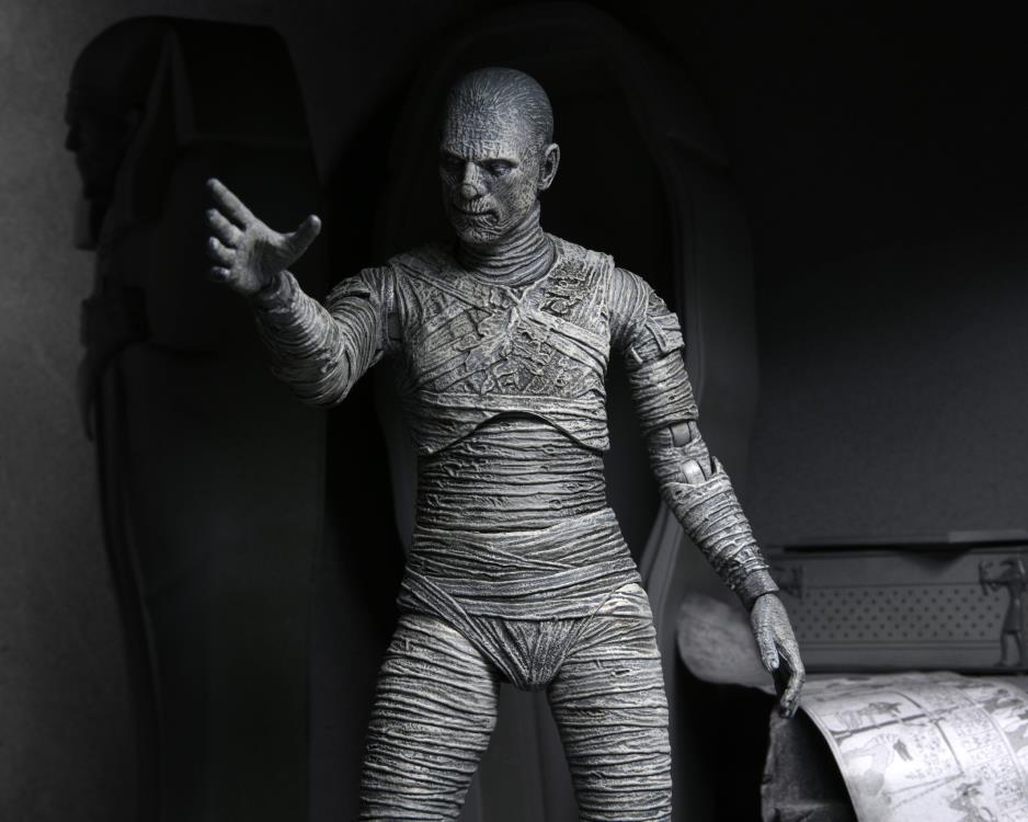 Neca Ultimate Mummy Black and White