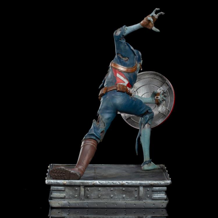 Iron Studios Art Scale 1/10 Marvel What If Zombie Captain America