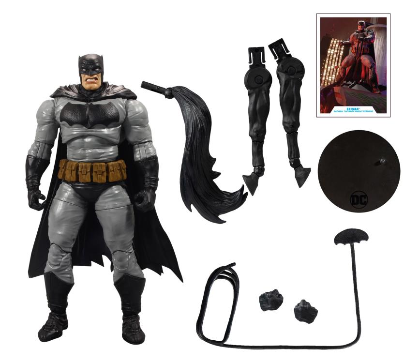 [BUNDLE] McFarlane Toys DC Batman: The Dark Knight Returns Wave 1 (Collect to Build: Batman's Horse) [with Platinum Robin]