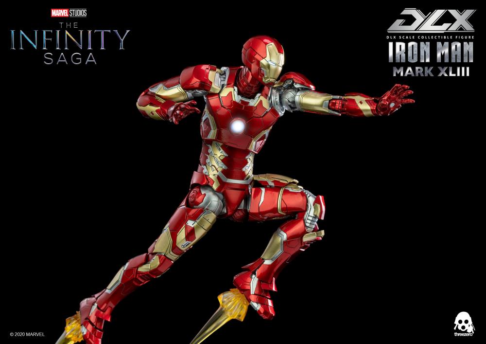 Threezero DLX Marvel Avengers Age of Ultron Iron Man Mark 43