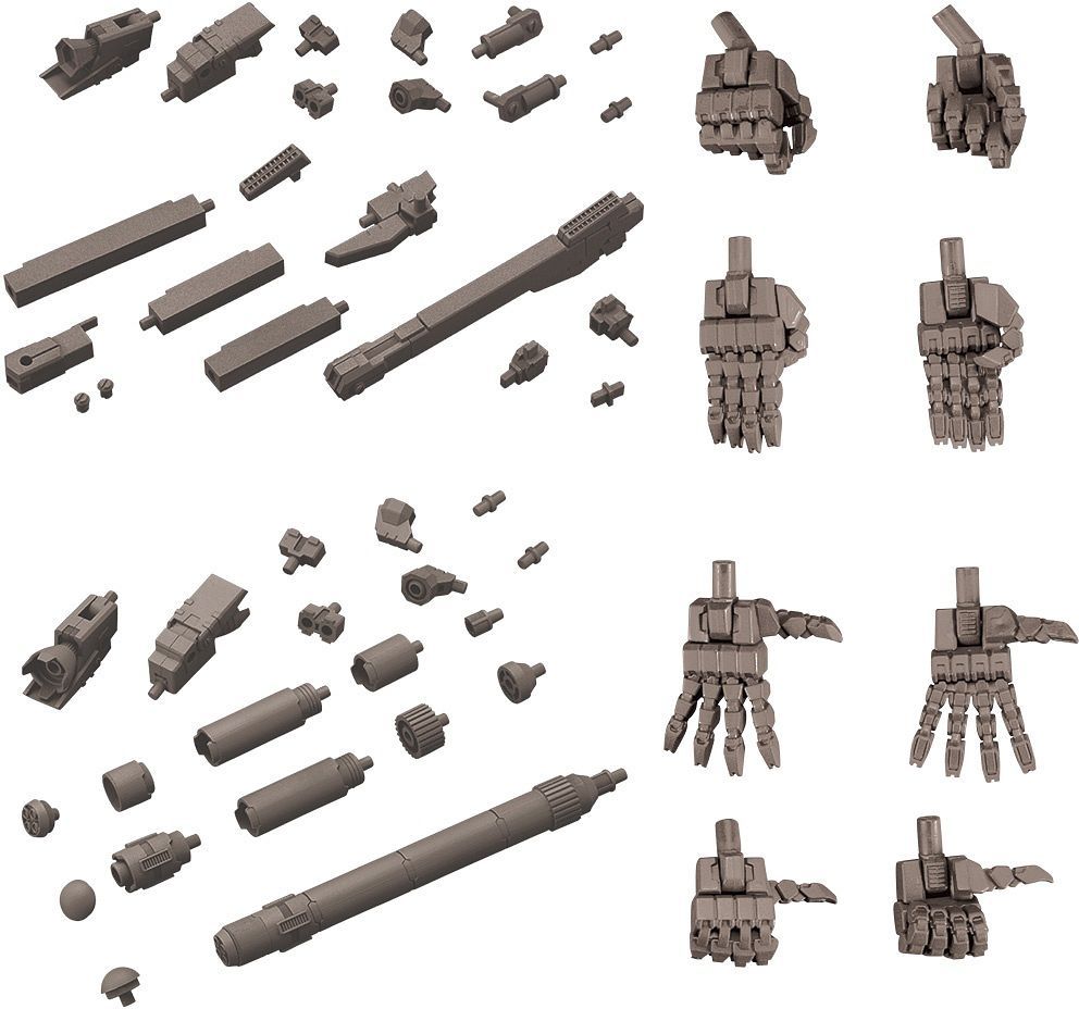 Kotobukiya MSG Mecha Supply Assortment 02 Propellant Tank Set Gunmetal Version [Model Kit]