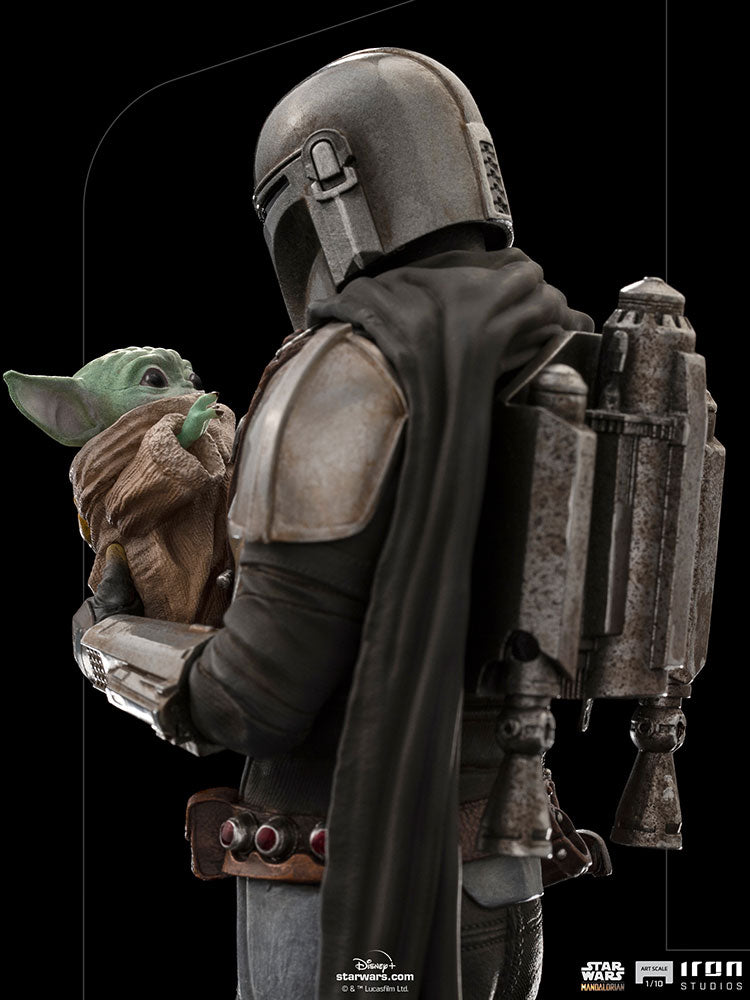 Iron Studios Art Scale 1/10 The Mandalorian | The Mandalorian with Grogu