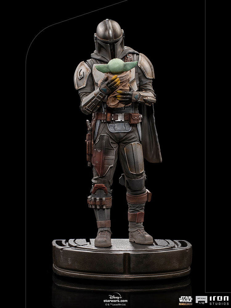 Iron Studios Art Scale 1/10 The Mandalorian | The Mandalorian with Grogu
