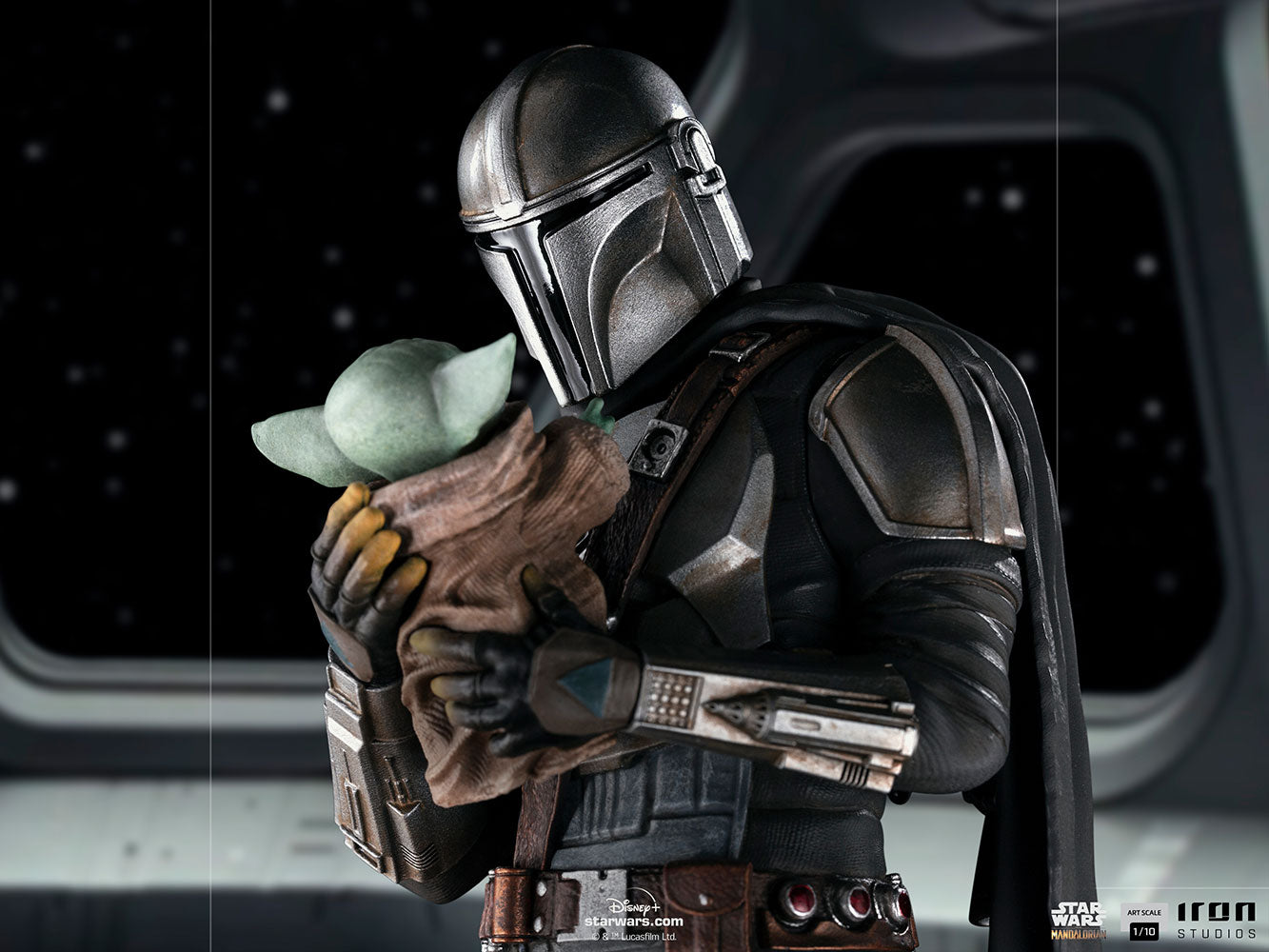 Iron Studios Art Scale 1/10 The Mandalorian | The Mandalorian with Grogu